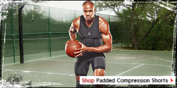  Basketball Padded Compression Shorts