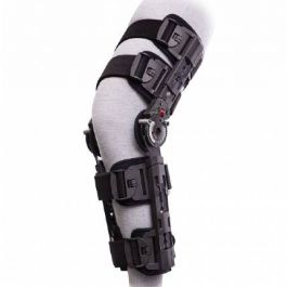 DonJoy Cool X-Act ROM Post Op Right Adjustable Knee Brace Extendable ROM  Lock