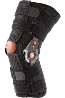 BREG T Scope Adjustable knee brace used