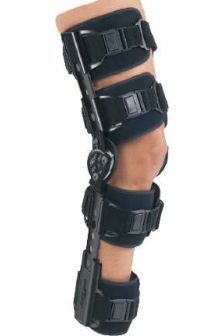 Donjoy X-Rom Post Op Knee Brace, Health & Nutrition, Braces, Support &  Protection on Carousell