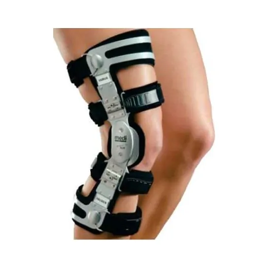 FUNCTIONAL KNEE BRACE WITH UNILATERAL JOINT AND F/E