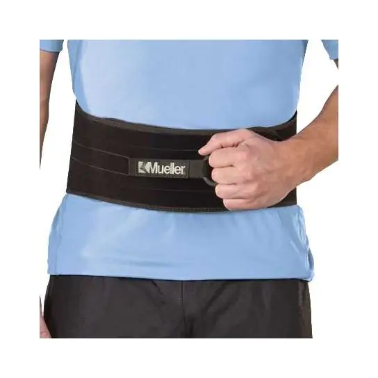 Mueller Sport Care Adjustable Lumbar Back Support - Black for sale