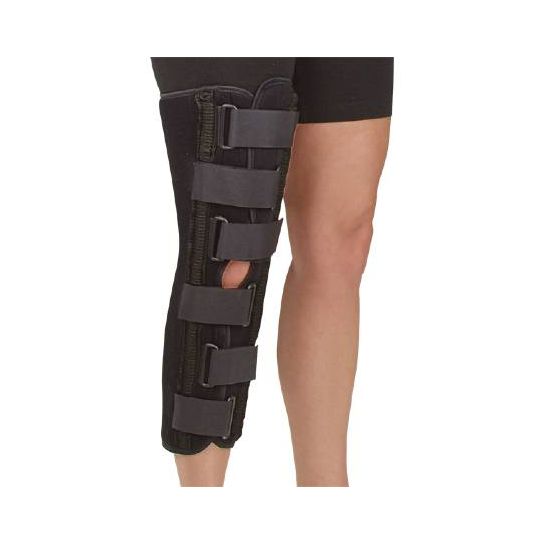 DeRoyal Sized Black Foam Knee Immobilizer