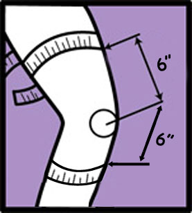 breg cotton knee brace undersleeve